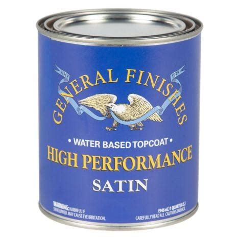 General Finishes EF High Performance Polyurethane Top Coat-Satin ...