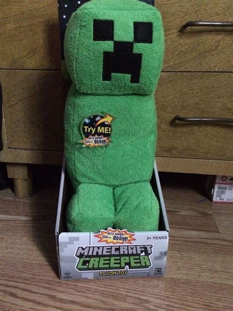 New Mojang Official Minecraft Creeper Plush With Sound By Jinx 14 Large 1798931112