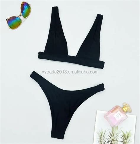 New Stock Colors Brazilian Bikini With Pad Double Lined Fabric