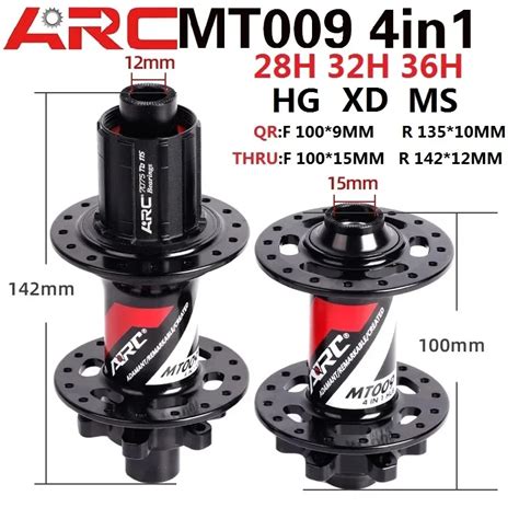 Arc Mt Hub De Bicicleta Hub Mtb Hub Traseiro H H H Garras