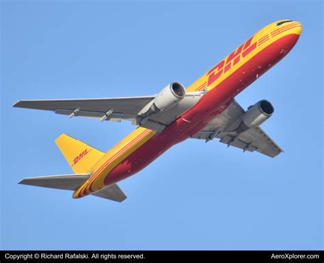 N763CK DHL Boeing 767 300F By Richard Rafalski AeroXplorer Photo