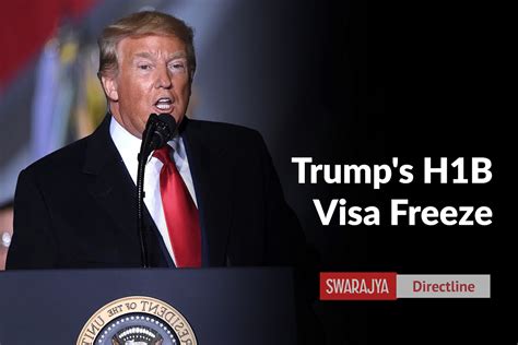 Trump S H B Visa Suspension Modi S Namaste Trump Diplomacy Not Working