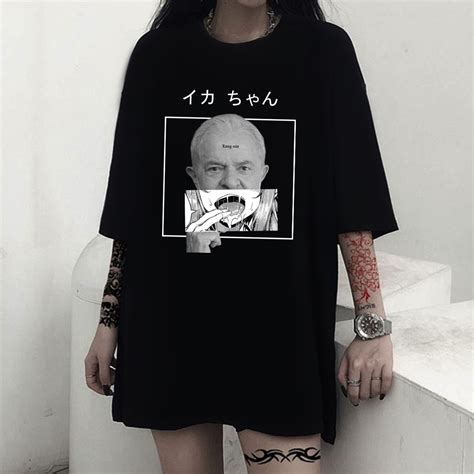 Camiseta Long Nite Pol Tica Anime Streetwear Blusa Qualidade Bolsonaro