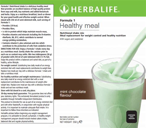 Herbalife Formula 1 Chocolate Recipes Home Alqu