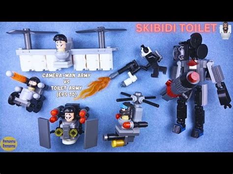 Speed Build Skibidi Toilet Lego Building Cameraman Army Vs Skibidi