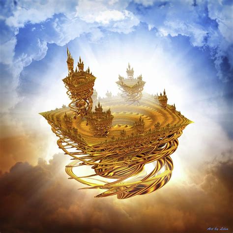 Castle in the sky #1 Digital Art by Lilia D - Fine Art America