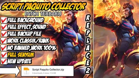 UPDATE SCRIPT SKIN PAQUITO COLLECTOR FULL EFFECT NO PASSWORD