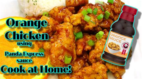 Orange Chicken Using Bottle Panda Express Orange Sauce Cook At Home