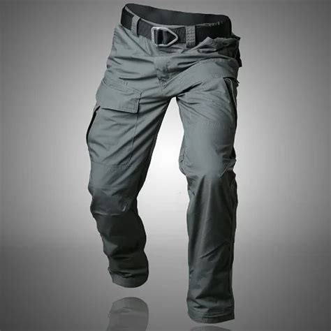 Rip Stop Cotton Waterproof Tactical Pants Men Camouflage Military Cargo