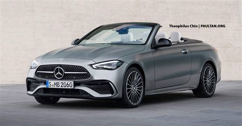 2022 Mercedes C-Class Coupe, Cabriolet rendered