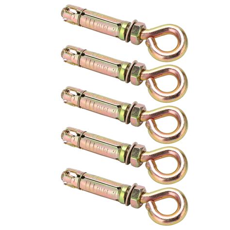 5 Pack 11x16cm Expansion Anchors With Fasteners Concrete Wall Heavy