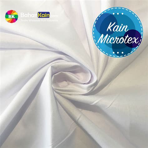 Jual Bahan Kain Microtex Putih Lebar 240 CM BahanKain