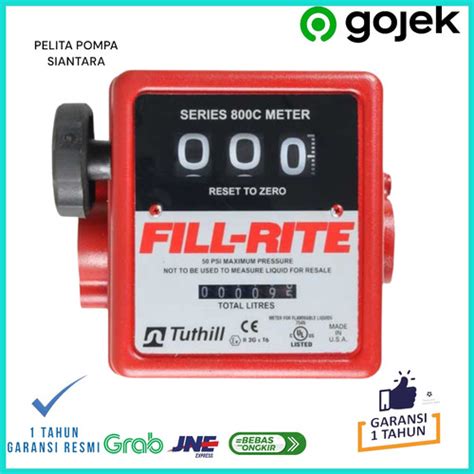 Jual Mechanical Flow Meter Cl Fill Rite Tuthill Series Ori Usa