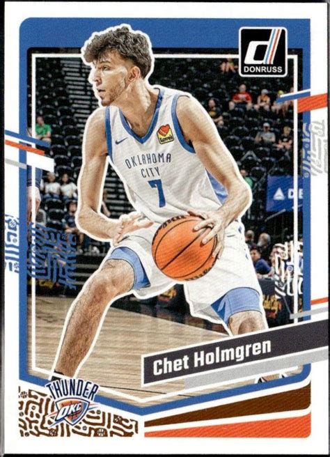 Chet Holmgren 123 Prices 2023 Panini Donruss Basketball Cards