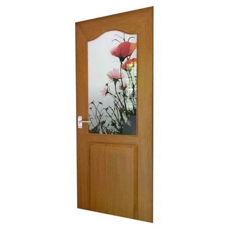 Polished Brown Digital Printed PVC Hinged Door Size Dimension 84x30x