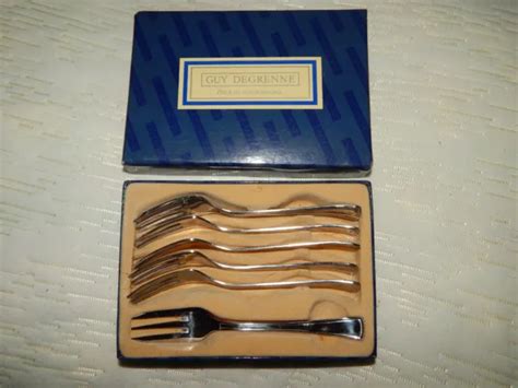 ANCIEN COFFRET 6 Fourchettes Guy Degrenne En Inox EUR 15 30 PicClick FR