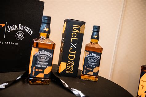 Jack Daniels And McLaren Launch Limited Edition Whiskey Bottle At The