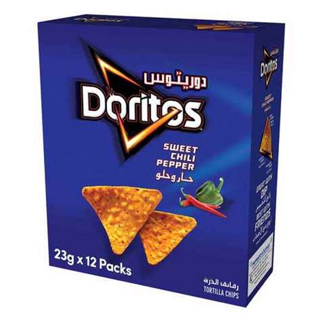 Doritos Sweet Chili Pepper Chips 23g Pack Of 12 Price In UAE