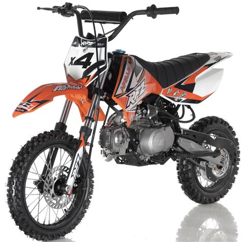 Buy Apollo Rfz Motocross Pit 110cc Off Dirt Bike Semi Auto Db X4 Usa