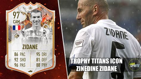 Best Player On The Game Fifa Trophy Titans Icon Zidane Review