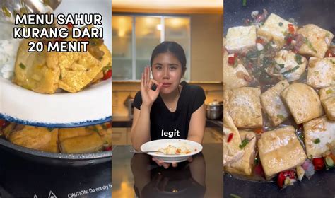 Resep Simple Tahu Tumis Bawang Ala Machelwie Untuk Menu Sahur Okezone