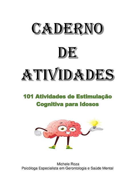 Atividades Cognitivas para idosos para imprimir em PDF Educação