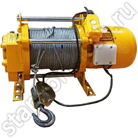 Электрическая лебедка KCD-500/1000 (100м/380В): цены, характеристики ...