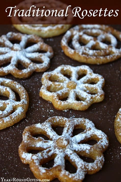 Traditional Rosettes Are Fun To Make And Taste Like A Funnel Cake But