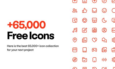 Icons - Free Icons 65,000 | Figma