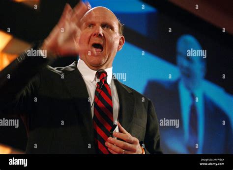 Steve Anthony Ballmer, CEO of Microsoft Corporation Stock Photo - Alamy