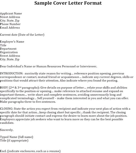 Sample Cover Letter Cover Letter Example Cover Letter Best Cover Letter