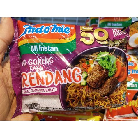 Jual Indomie Mi Goreng Rasa Rendang Khas Sumatera Barat Mi Instan