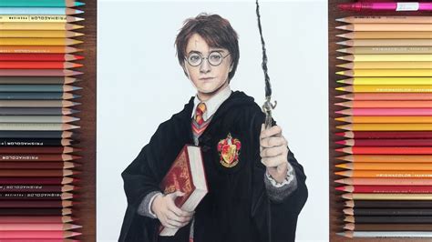 Draw Harry Potter With Colored Pencil Nart Youtube