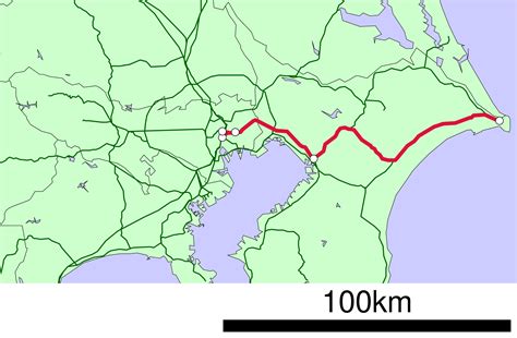 ملف Jr Sōbu Main Line Linemap Svg المعرفة