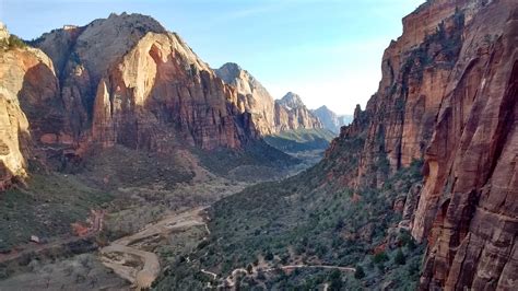 Amazing View From Angels Landing Zion National Park 2560 X 1440 [oc] R Earthporn