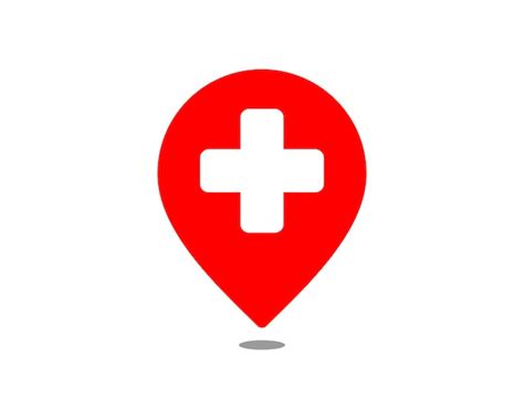 Premium Vector | Location pin with plus symbol inside