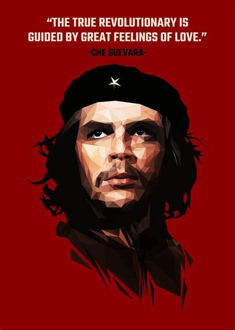 che guevara quotes poster picture metal print paint  yanz studio