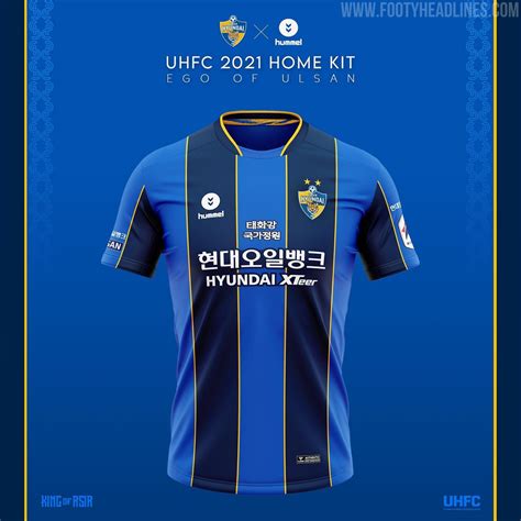 Ulsan Hyundai 2021 Home Away And Goalkeeper Kits Released Debut In