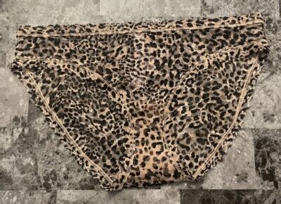 NWT VICTORIA S SECRET BLACK NUDE BEIGE LEOPARD CHEETAH LACE LACIE