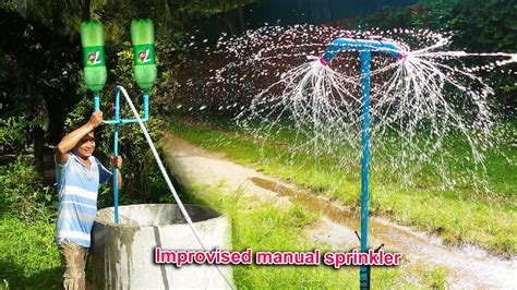 DIY Sprinkler Homemade Mobile Water Sprinkler Irrigation System For