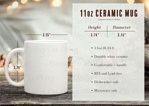 Ceramic Mug Size Chart Oz Mug Size Chart Oz Mug Mockup Mug