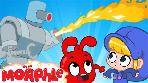 Superhero Robot Vs Morphle Mila And Morphle Cartoons Morphle Vs