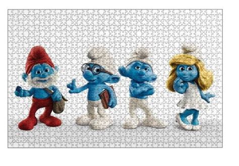 Smurfs Village Jigsaw Puzzle Pieces Birthday Gifts Etsy Smurfs