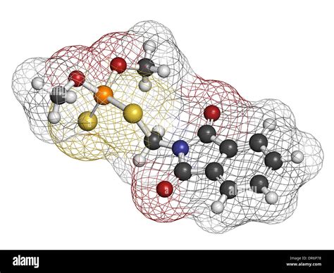 Fosmet insecticida organofosforado molécula Fotografía de stock Alamy