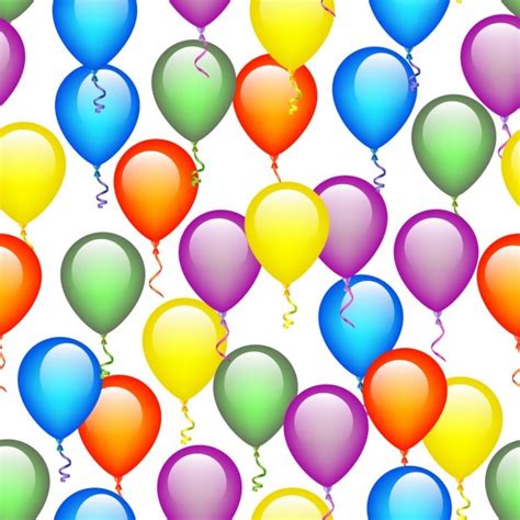 Free Vector Colourful Balloons Background