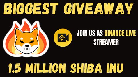 Biggest Shiba Inu Airdrop Binance Live