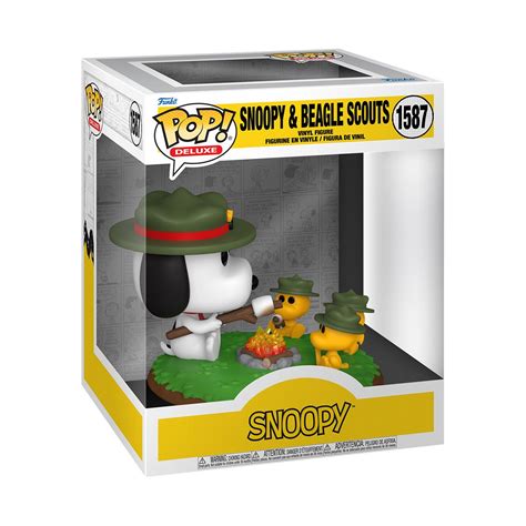 Peanuts Snoopy Beagle Scouts Deluxe Funko Pop Vinyl Figure