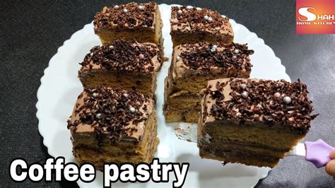 Coffee Chocolate Pastry In Kadai No Eggs No Oven Coffee Chocolate