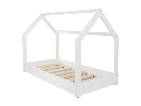 Lit Pour Enfant Maison 2 En 1 Avec Matelas Cabane Ludique En Bois