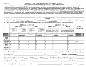 Fillable Online Jan Ucc Nau Summary Form Jan Ucc Nau Edu Jan Ucc